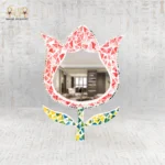 مرآة زهرة الفسيفساء الأنيقة