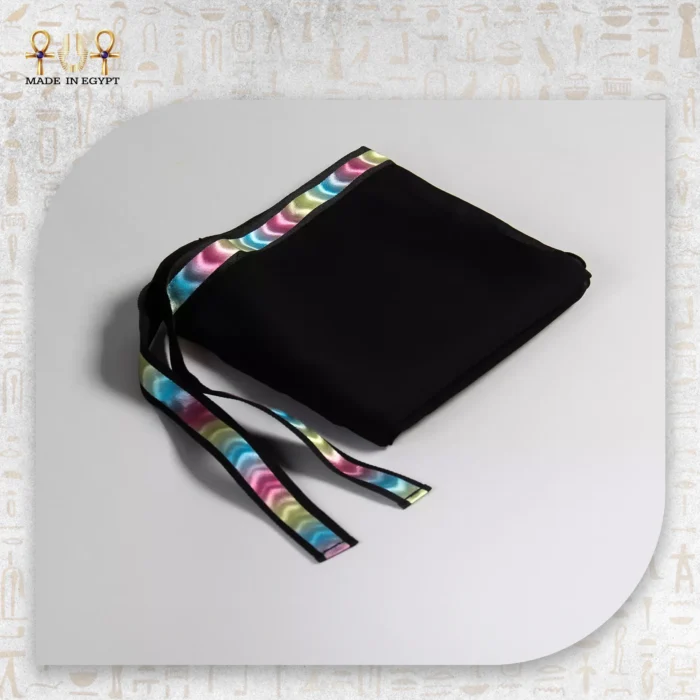 ⁦طرحة الليل بتصميم الرباط الملون⁩ - الصورة ⁦1⁩