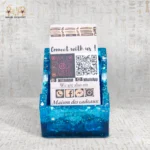 Ocean Blue Resin Card Holder