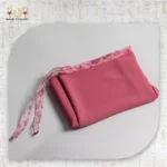 طرحة الورد بتصميم الرباط الأنيق