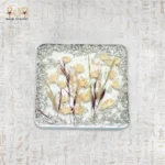 كوستر ريزن مزهر فضي أنيق