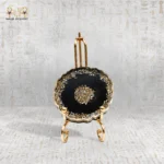 Black & Gold Resin Coaster
