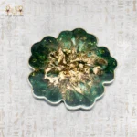 ⁦Luxury Flower-Shaped Resin Coaster⁩ - الصورة ⁦3⁩