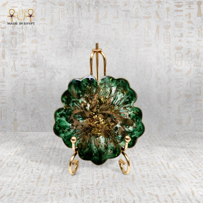 ⁦Luxury Flower-Shaped Resin Coaster⁩ - الصورة ⁦1⁩