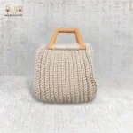 Elegant Square Crochet Bag with Tassel - Image 6