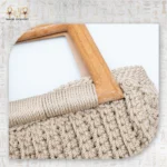 Elegant Square Crochet Bag with Tassel - Image 5