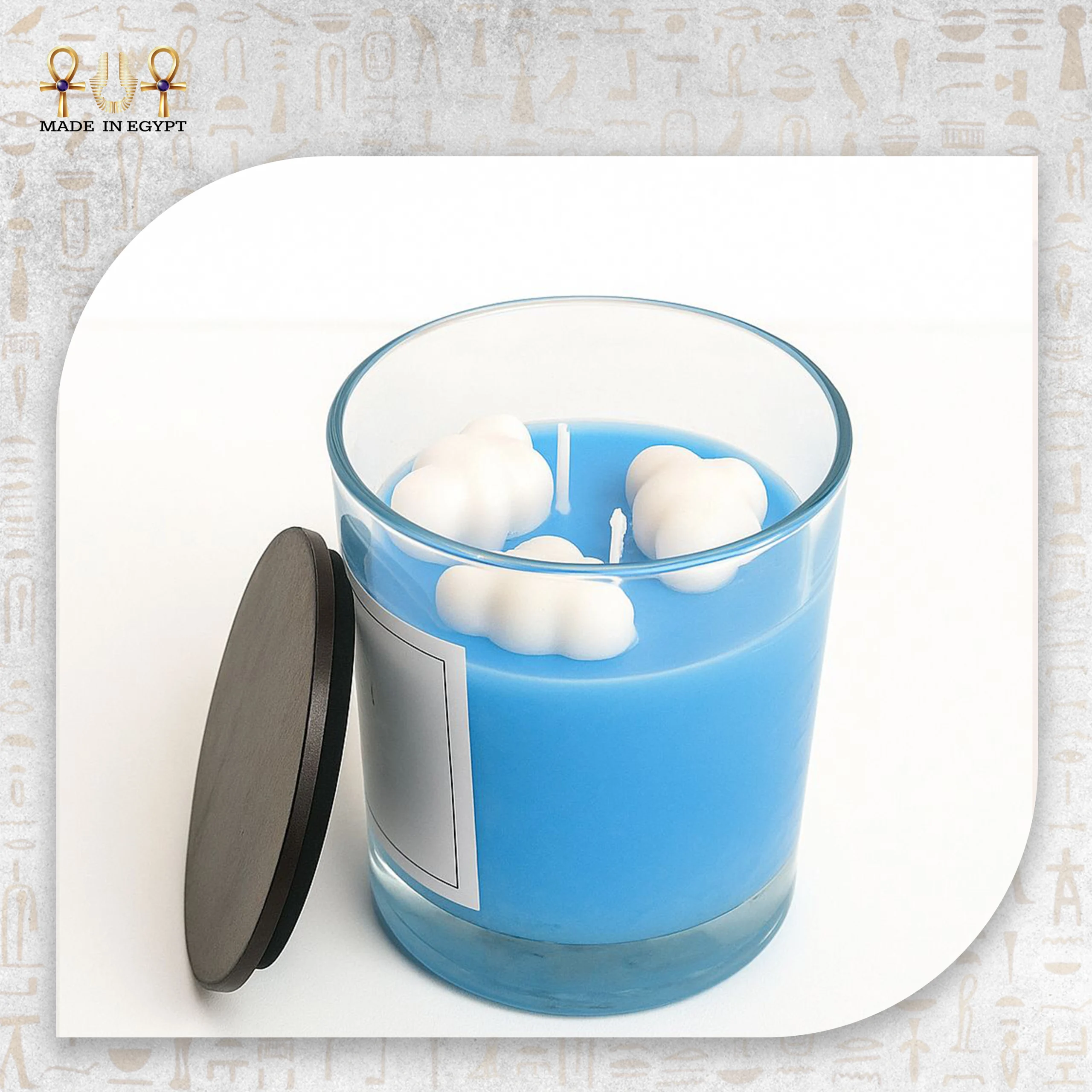 @6A Cloud Sky Luxe Candle شمعة السحاب الفاخرة - الصورة 1