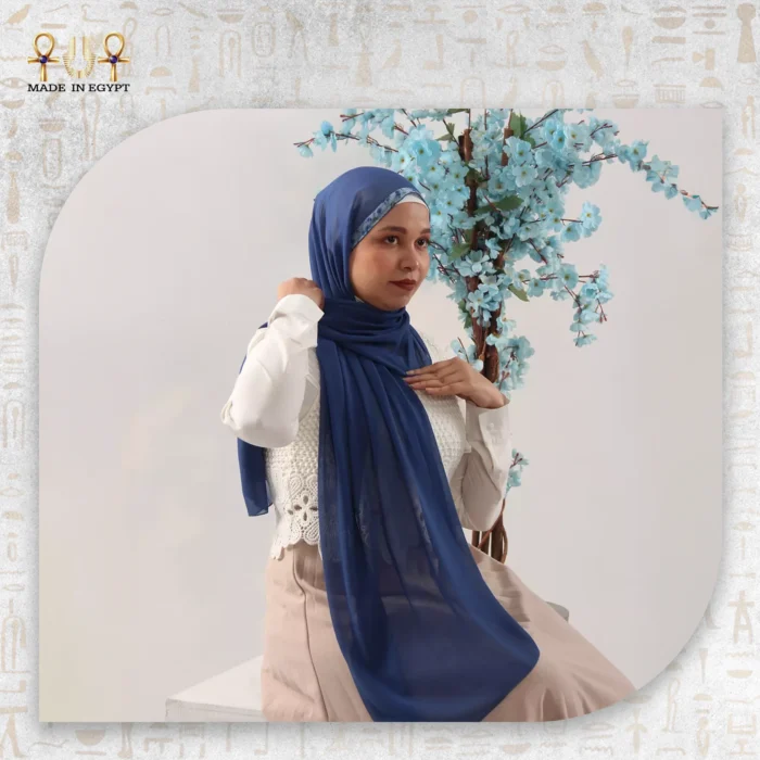 ⁦طرحة السماء بتصميم الرباط الأنيق⁩ - الصورة ⁦2⁩