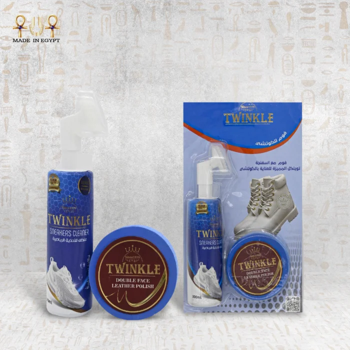 ⁦منظف الأحذية الرياضية الرغوي من توينكل + إسفنجة⁩ - الصورة ⁦1⁩