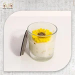 شمعة زهرة الشمس الفاخرة