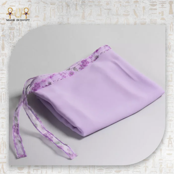 ⁦طرحة اللافندر بتصميم الرباط الأنيق⁩ - الصورة ⁦1⁩