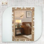 Seashell Mirror with Natural Rope Frame