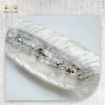 ⁦طبق الريشة اللؤلؤية الفاخر⁩ - الصورة ⁦4⁩