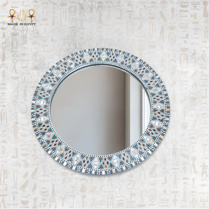 Arabesque Mother of Pearl Mirror - Image 1