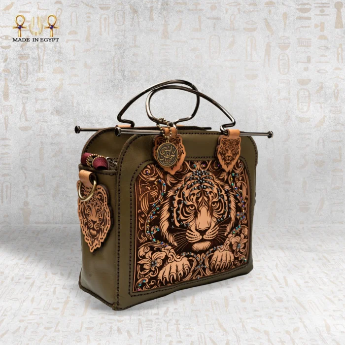 Leather Tiger Bag - Image 5