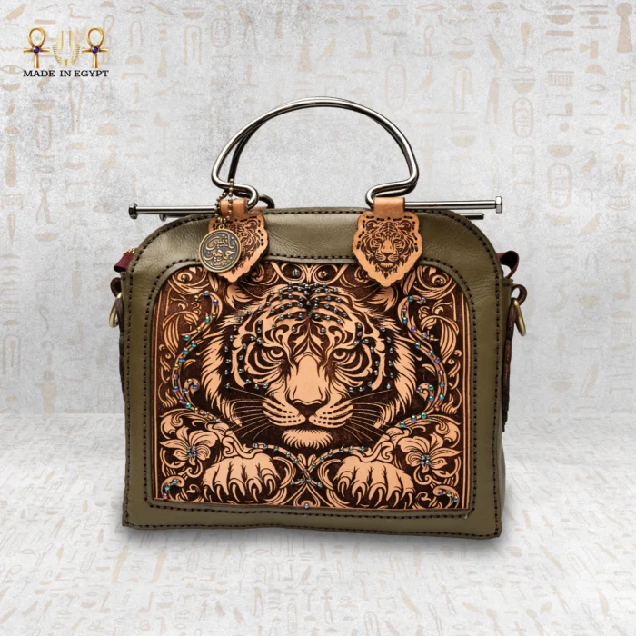 Leather Tiger Bag - Image 8