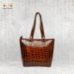Spirit of Femininity Embroidered Leather Tote - Image 7