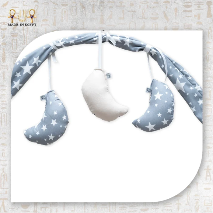 Moon & Stars Baby Crib Mobile - Image 6