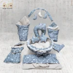 طقم بيبي نيست نجوم سماوية – راحة وأمان متكامل