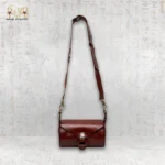 Natural Leather Wolf Crossbody Bag - Image 2