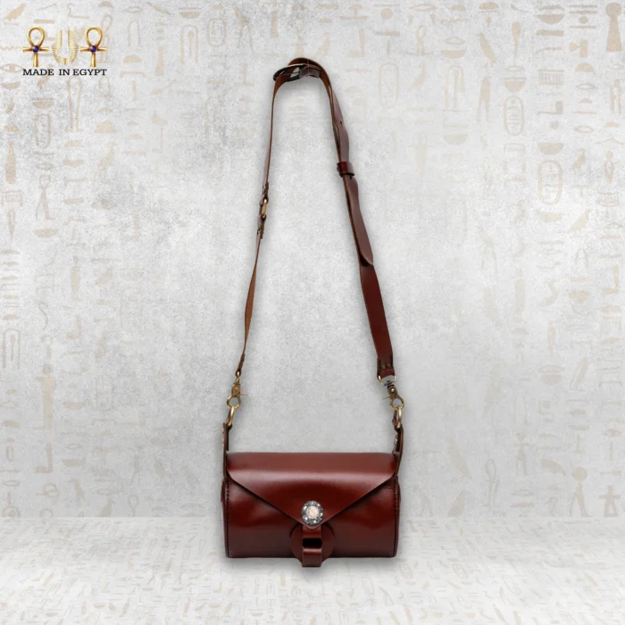 Natural Leather Wolf Crossbody Bag - Image 2