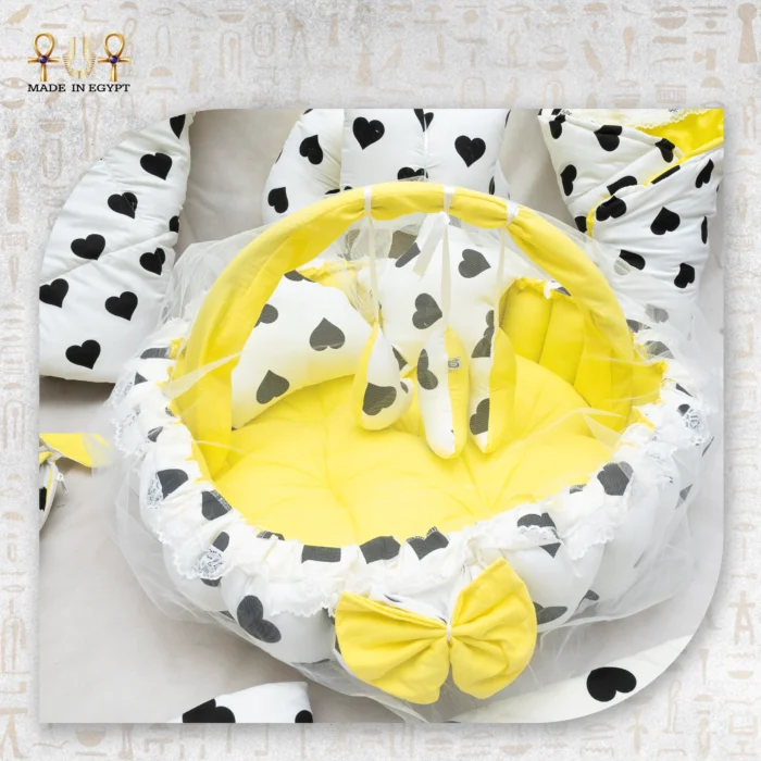 Sunny Hearts Baby Nest Set – Warm Love Collection - Image 6