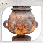 ⁦مزهرية ألباستر كروية⁩ - الصورة ⁦3⁩