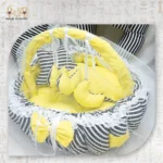 Sunny Stripes Baby Nest Set – Modern Warmth Collection - Image 4