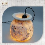 ⁦مزهرية ألباستر بيضاء⁩ - الصورة ⁦2⁩