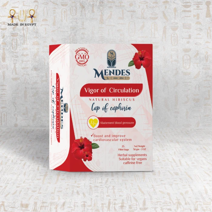 @5B.Mendes Vigor of Circulation Natural Hibiscus Herbal Tea شاي الكركديه - الصورة 1