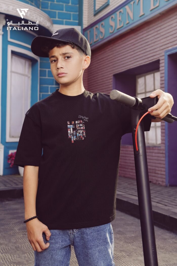 ⁦Boys OverSize T-Shirt ITSH77⁩ - الصورة ⁦2⁩