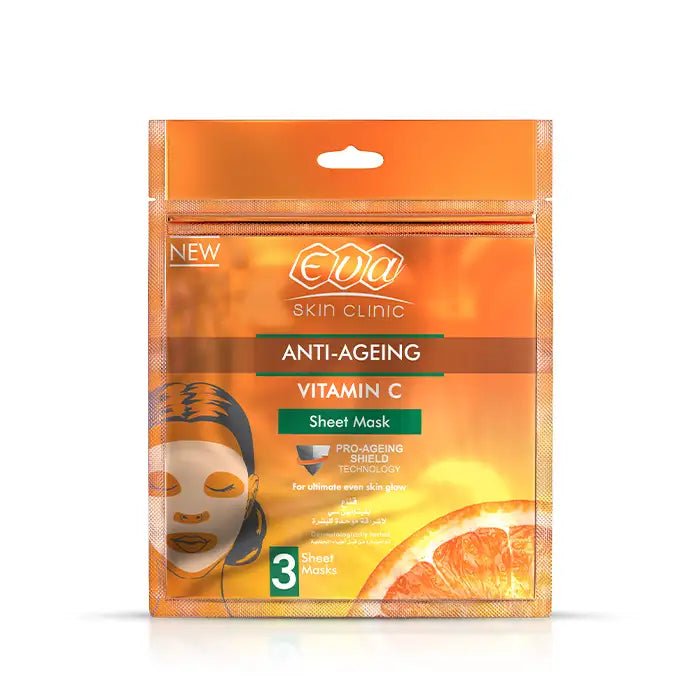 235XJxPnYEhPYalHHYnW8dzz4GWQmjJllMnadU1B.jpg Eva Skin Clinic Vitamin C Sheet Mask ( 3 Sheet Masks ) - الصورة 1