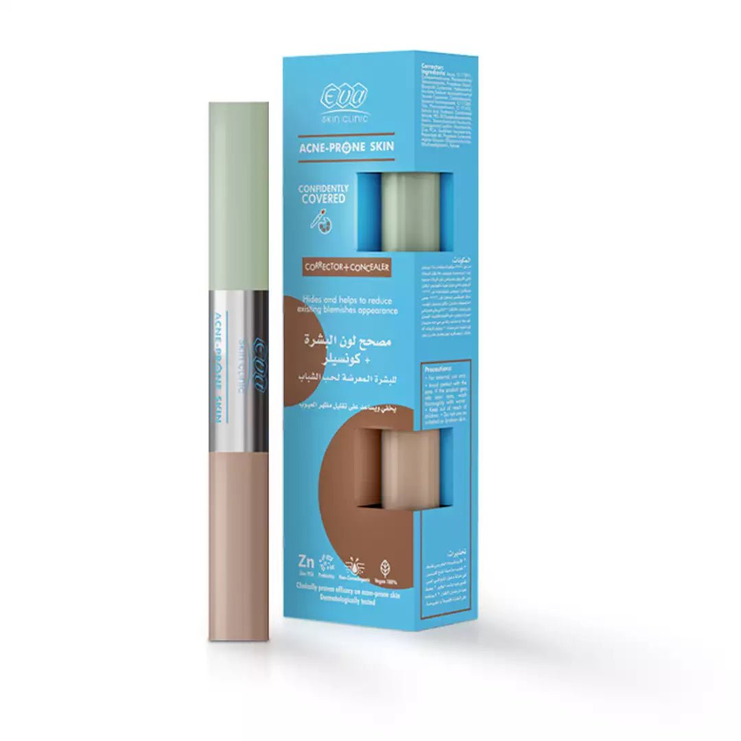 2v9a5iKGCE7gsO4qfcKICJXmswrDxkmk4sSZU8bt.jpg Eva Skin Clinic Acne-Prone Skin Corrector + Concealer 2 × 5 Ml - Image 1