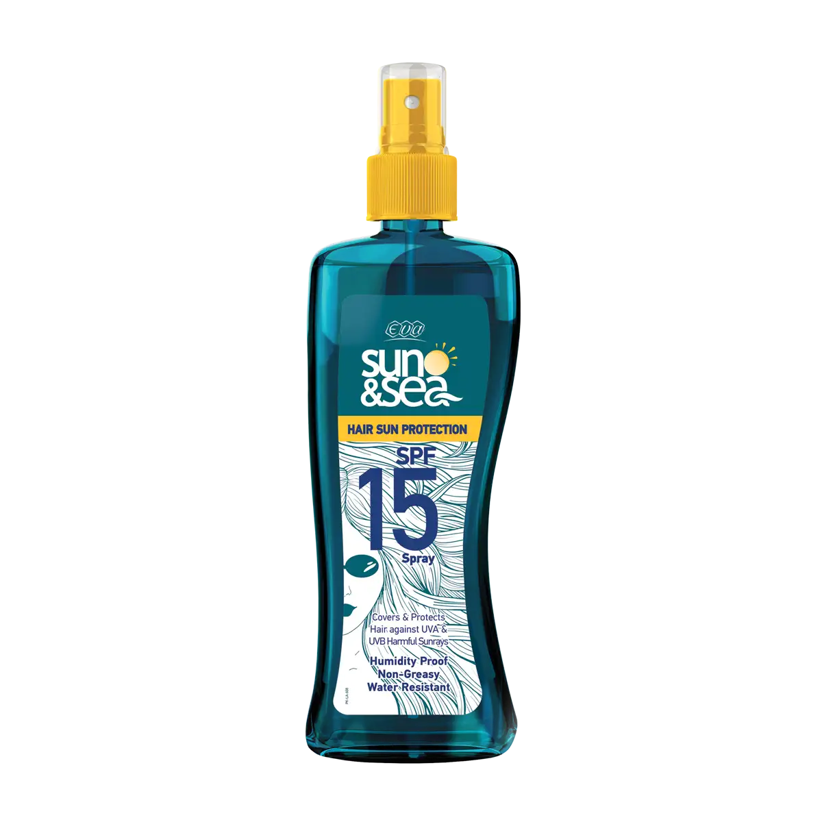 3bAIoD9NvhyZoIDEaxaGDMoXgK9IcD6F1WJWi52u.png Eva Sun & Sea Hair Sun Protection Spray Liquid SPF ( 15 ) 200 Ml - الصورة 1