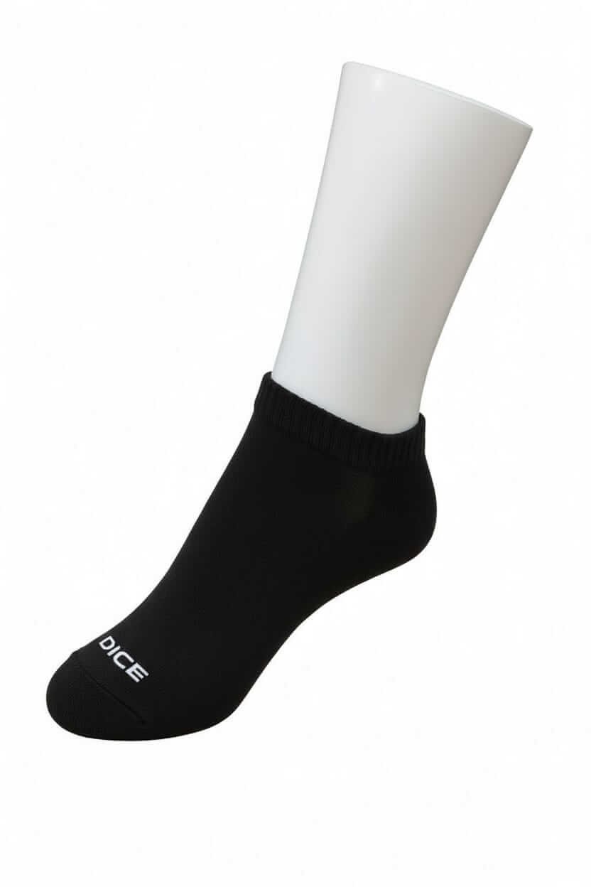 4219black-1.jpg Men's Half Terry Socket Socks Single Pack - Image 1