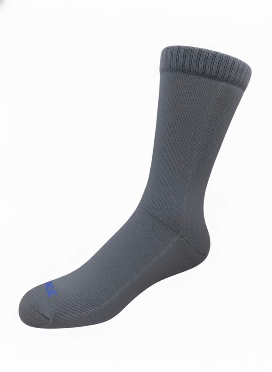 4224D.grey_.png Men's Full-Length Half Terry Socks - Image 1
