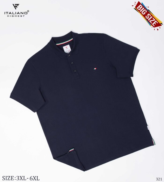 ⁦Men BigSize Polo T-Shirt ITBT 321⁩ - الصورة ⁦2⁩