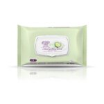 Eva Skin Care Facial Wipes For Cleansing & Makeup Removal For Oily / Combination Skin ( 25 Wipes)