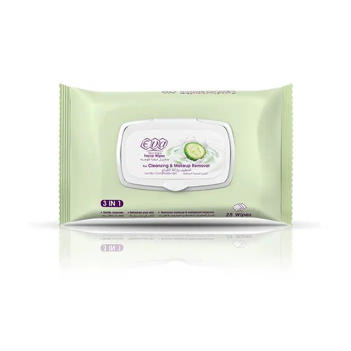 5B4xcKfPrq06CW06HFVXZPe5RuQyETCuDNvwg773.jpg Eva Skin Care Facial Wipes For Cleansing & Makeup Removal For Oily / Combination Skin ( 25 Wipes) - Image 1