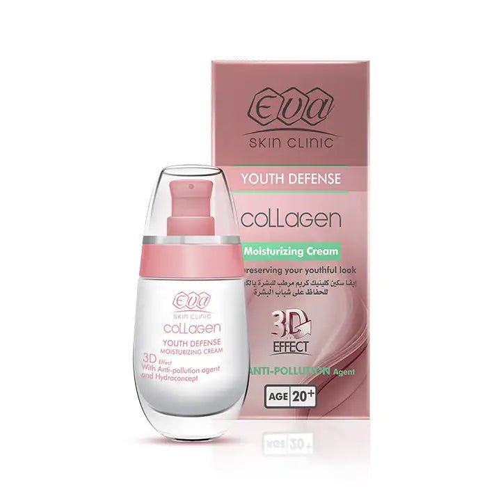 6ZIOC9sMJp0quMrz57osVYnOFBvnAh7cSMpQl7vt.jpg Eva Skin Clinic Collagen Moisturizing Cream For youth (+20) 50 Ml - Image 1