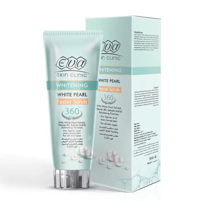6h7C649S47L4ZhPQbNk5xTJ2rzZ23pBUhus89U8x.jpg Eva Skin Clinic White Pearl Facial Scrub 100 Ml - الصورة 1