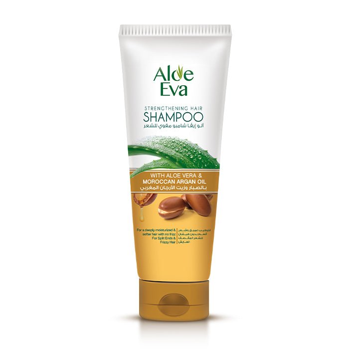 93004.jpg Aloe Eva Hair Strengthening Shampoo With Aloe Vera & Moroccan Argan Oil 230 Ml - الصورة 1