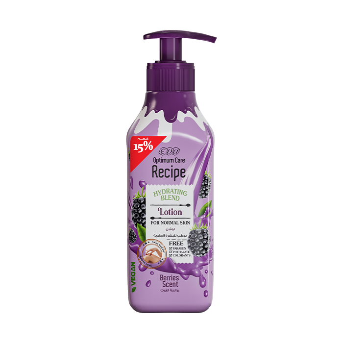 999530.png Eva Recipe Hydrating Blend Lotion For Normal Skin - Berries Scent 370 Ml ( Special Offer 15 % ) - Image 1