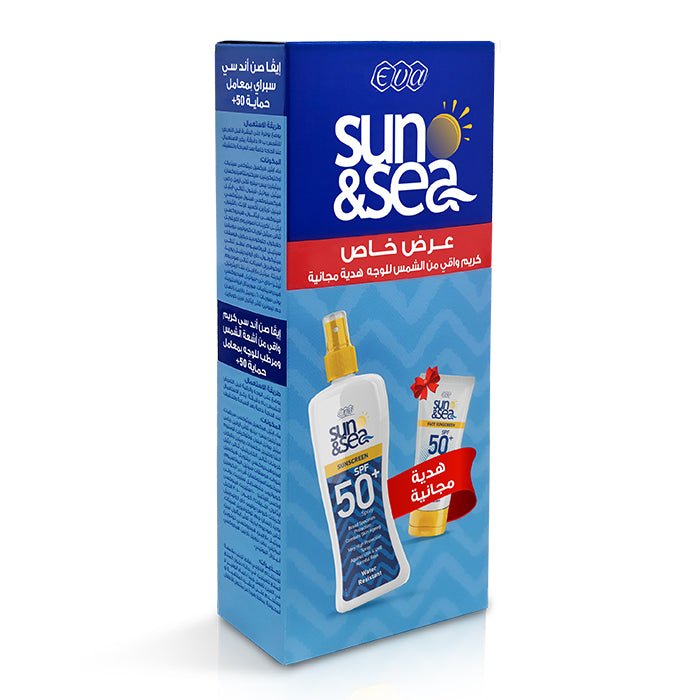 999545.jpg Sun & Sea Sun Care Duo Sunscreen Spray + Face Sunscreen Cream Free - الصورة 1