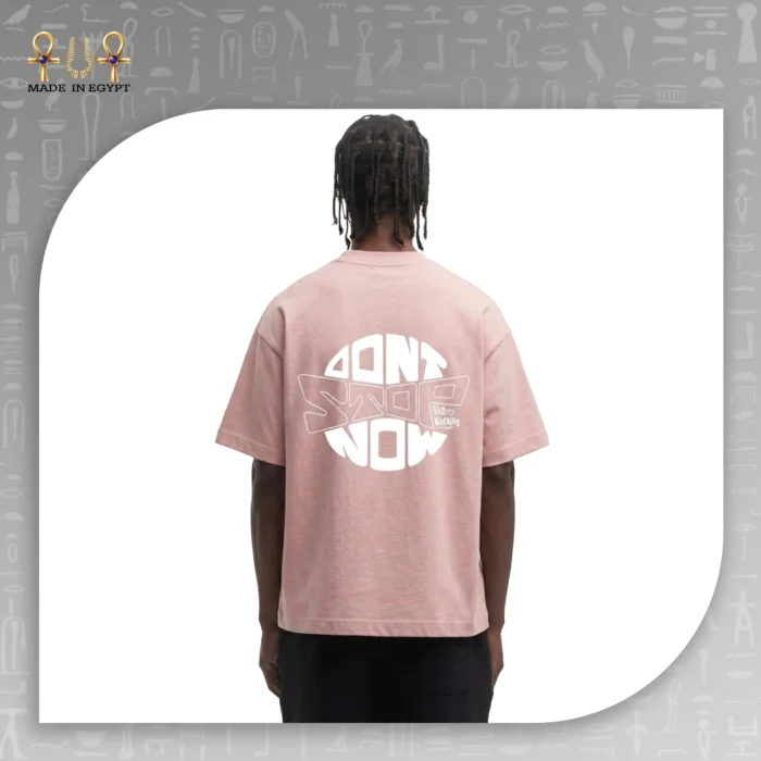 ⁦تيشيرت أوفر سايز Don’t Stop Now Still Working⁩ - الصورة ⁦4⁩