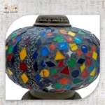 Colorful Oriental Mosaic Table Lamp - Image 2