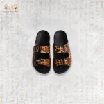 Tiger Buckle Slide Sandals