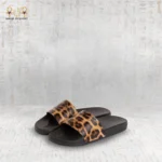 Tiger Print Slide Sandals