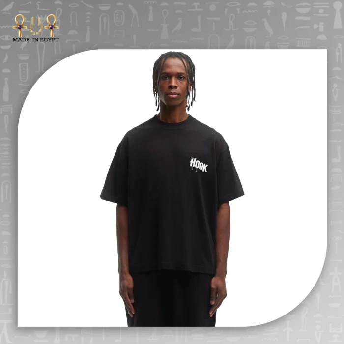 ⁦تيشيرت أوفر سايز Hook Drip Logo⁩ - الصورة ⁦3⁩
