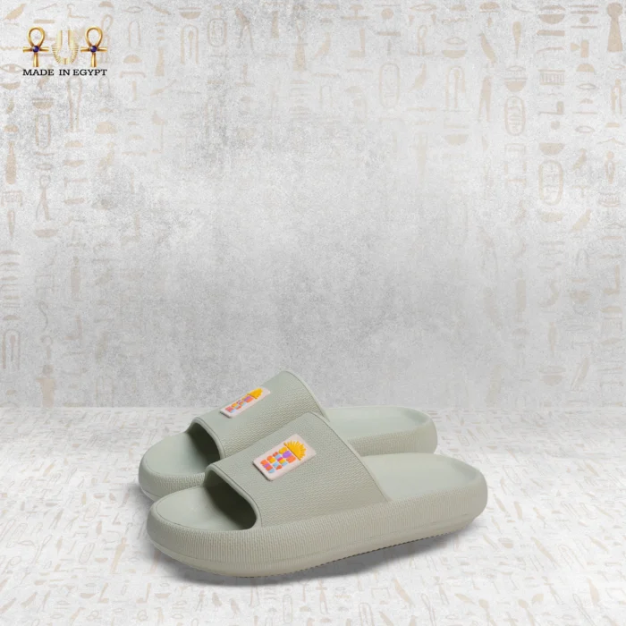 Uni Pamp Sunrise Light Green Women Slides - Image 3